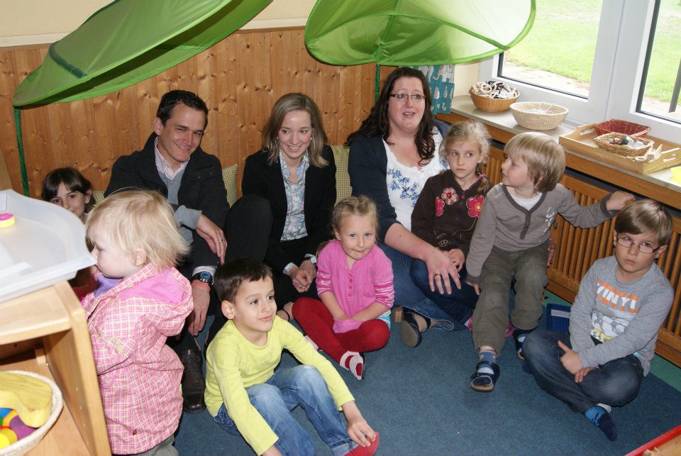 Familienministerin Dr. Kristina Schrder besuchte Kindergrten in Remscheid