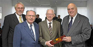 v. l. n. r. Karl Heinz Humpert, Karl-Heinz Bona, Gnter Nbel und Hilmar Somborn